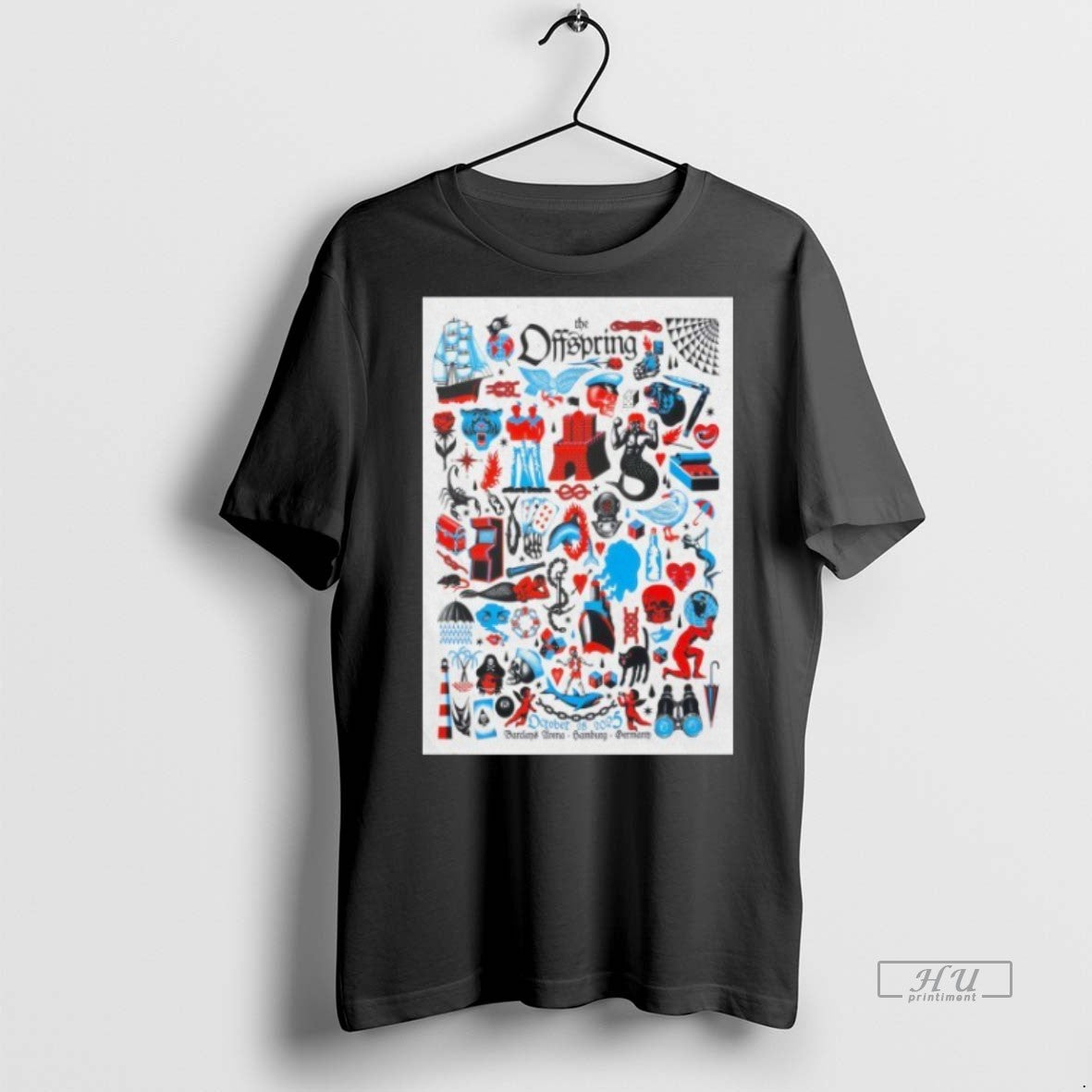 Officials The Offspring On Oct 28 2025 In Hamburg Germany Tour Tee Shirt Sweater