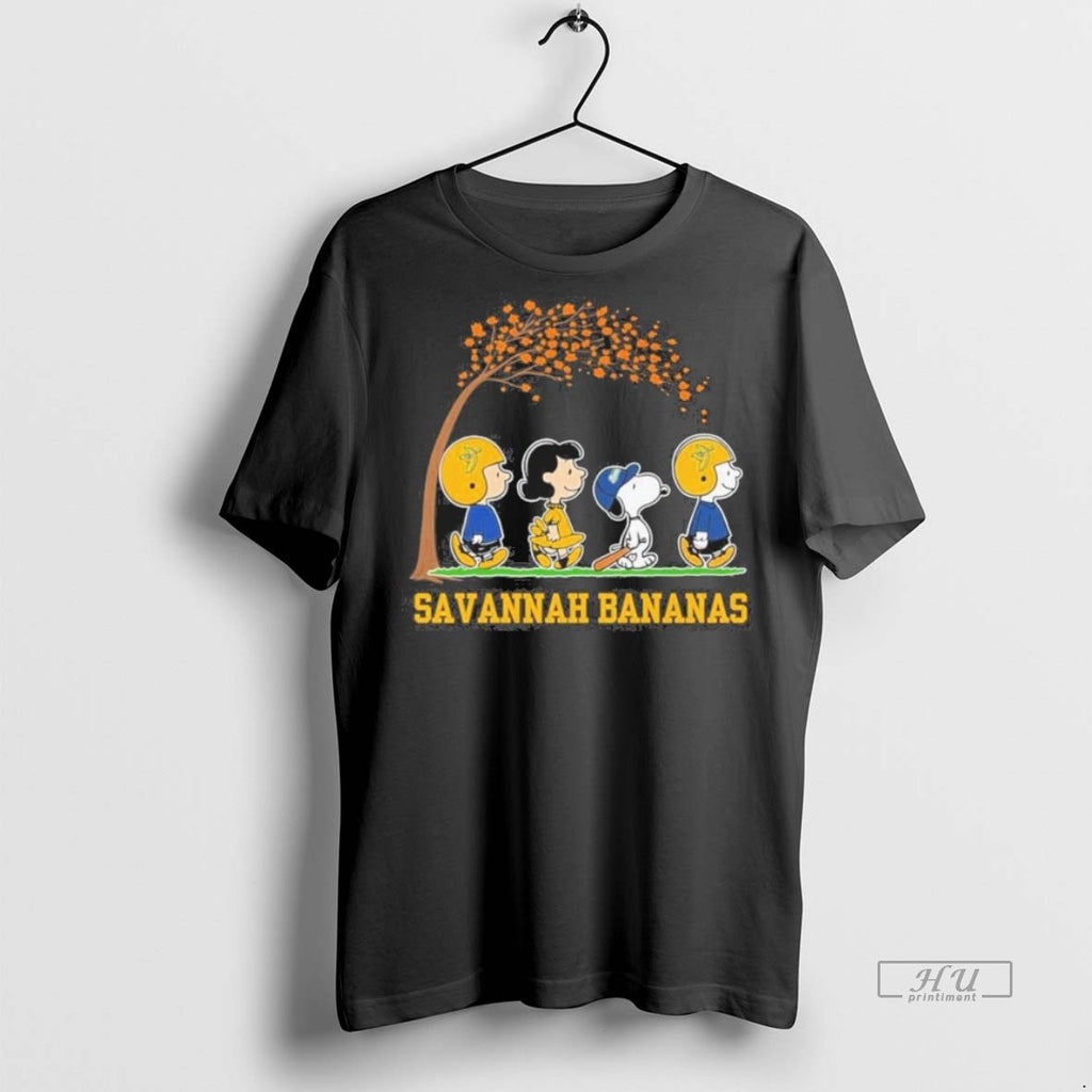Officials The Peanuts Love Fall Savannah Bananas Tee Shirt Sweater