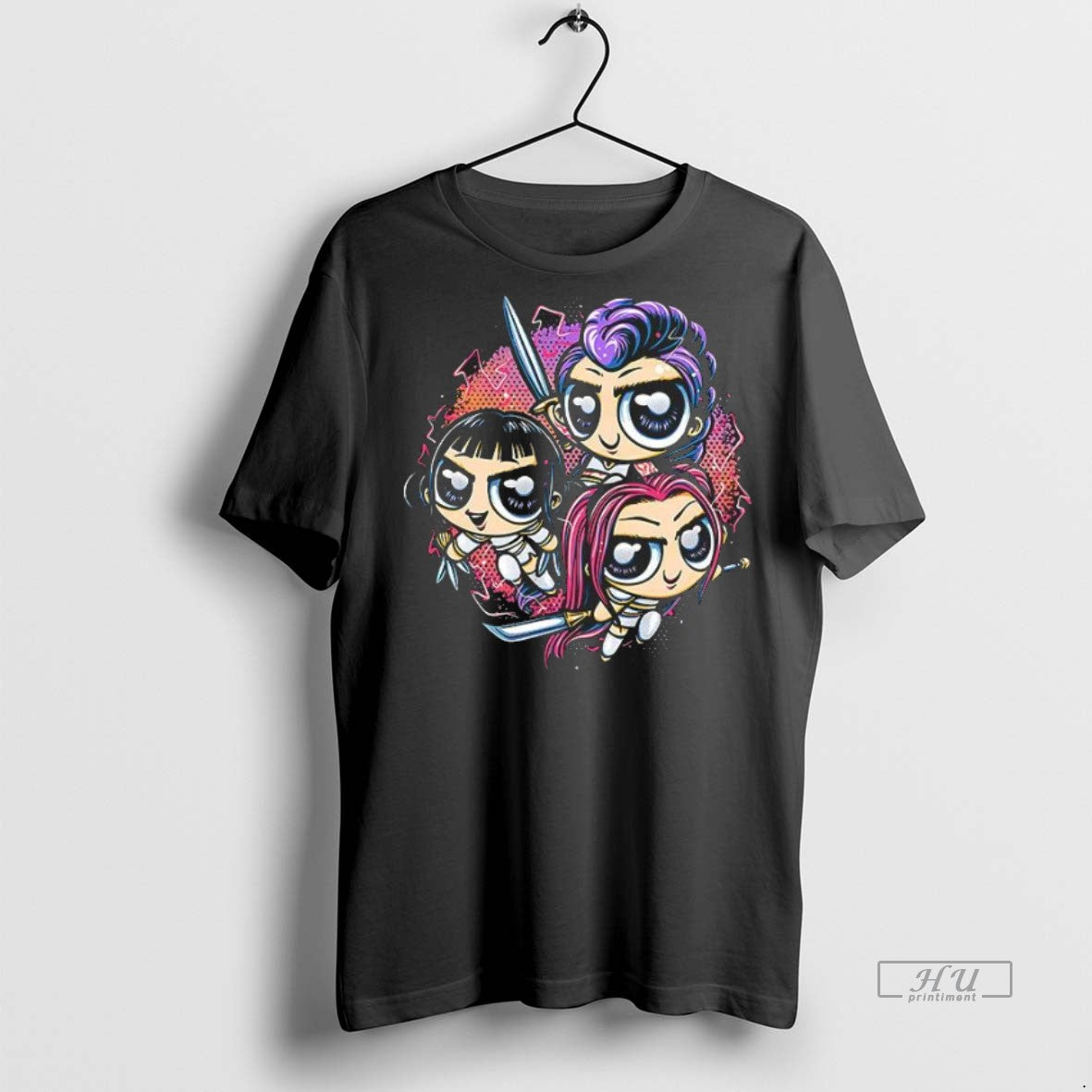 Officials The Power Of Music Hunter Cartoon Tee Shirt Sweater