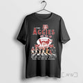 Officials The Texas Am Aggies Abbey Road Gig Em 120th Anniversary Premium T Shirts Sweater