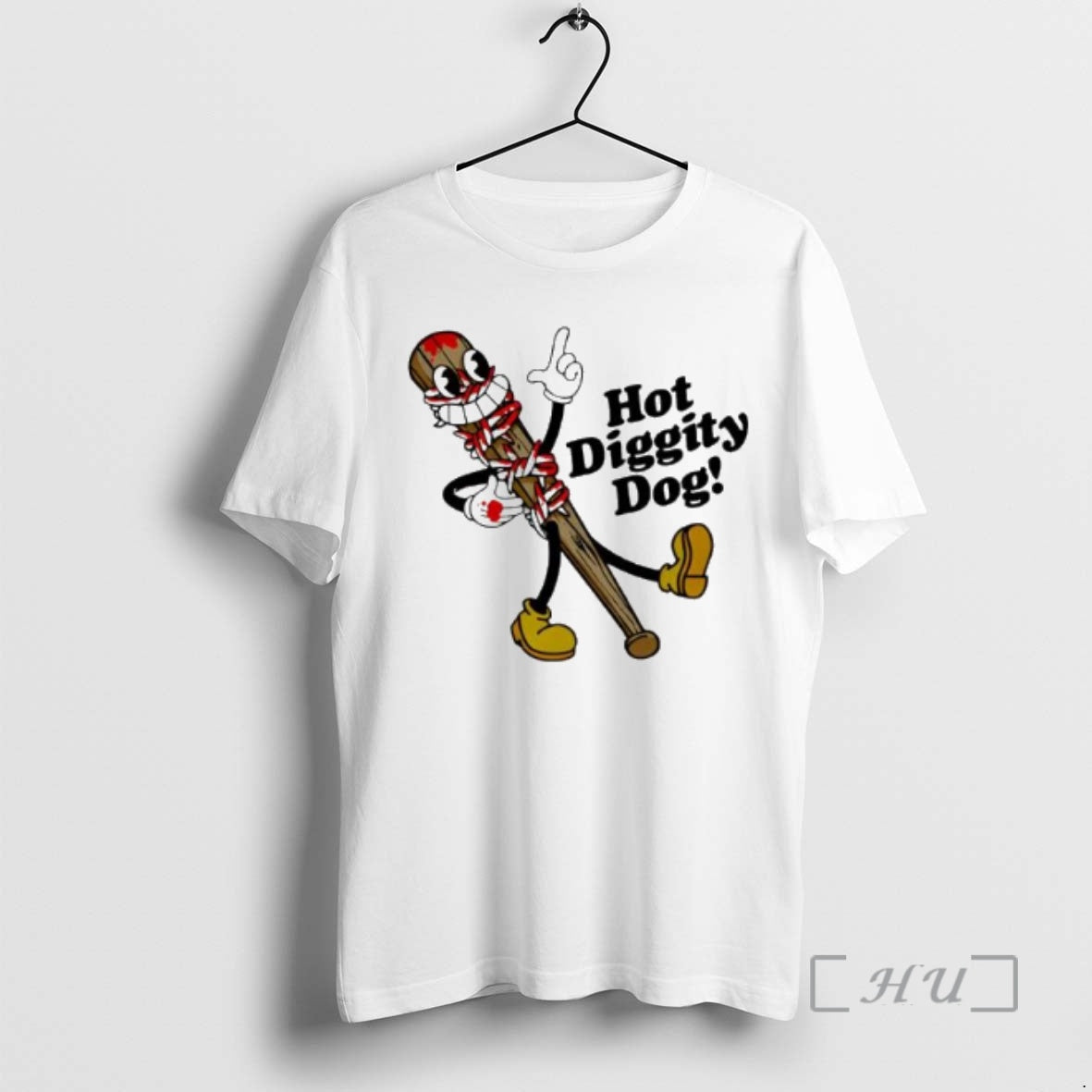 Officials The Walking Dead Raglan 15th Anniversary Hot Diggity Dog