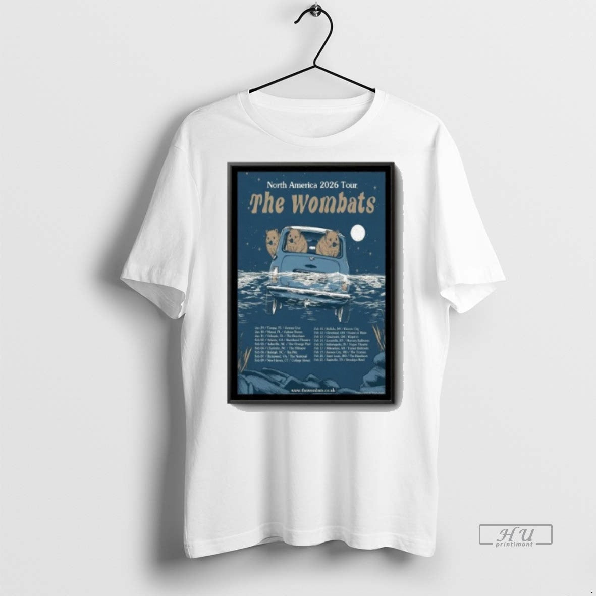 Officials The Wombats North America 2026 Tour Premium Tee Shirt Sweater