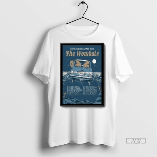 Officials The Wombats North America 2026 Tour Premium Tee Shirt Sweater