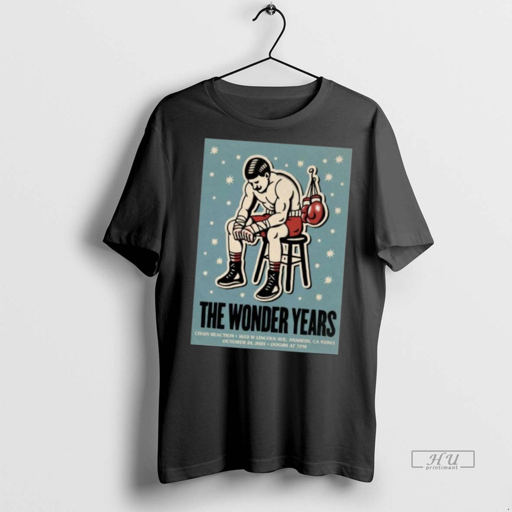 Officials The Wonder Years October 24 2025 Chain Reaction In Anaheim Ca Long Sleve Tee