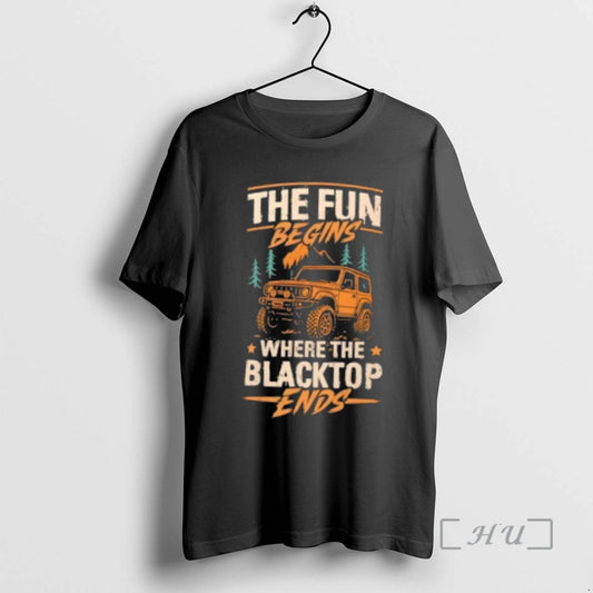 Officials The Fun Begins Where The Blacktop Ends Premium T Shirt Sweater
