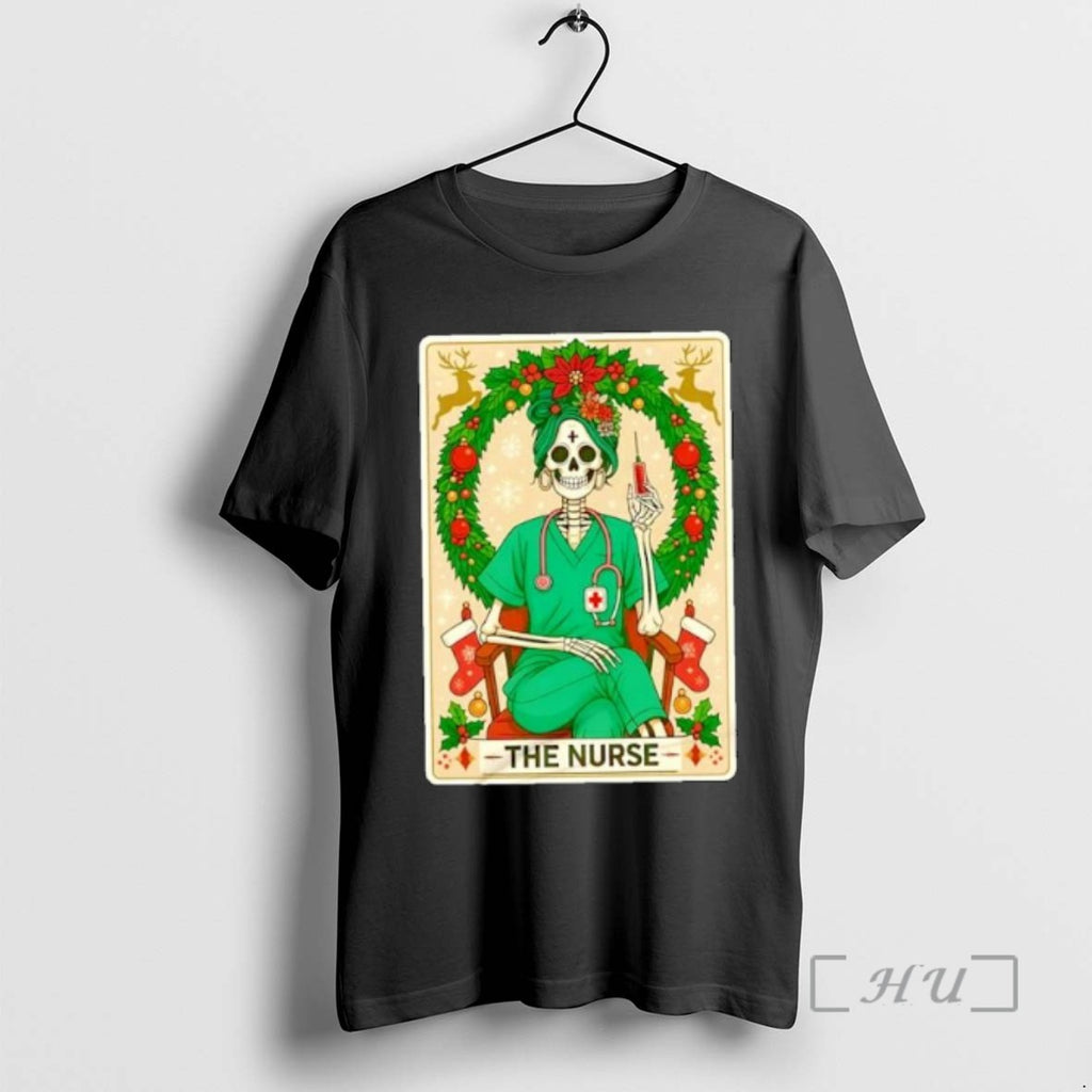 Officials The Nurse Skeleton Tarot Card Ornaments Tee Shirt Sweater