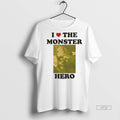 Officials The Toxic Avenger I Love The Monster Hero Premium Tee Shirt Sweater