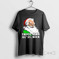 Officials Thicc Like Ol Saint Nick Santa Chrismas Tee Shirt Sweater