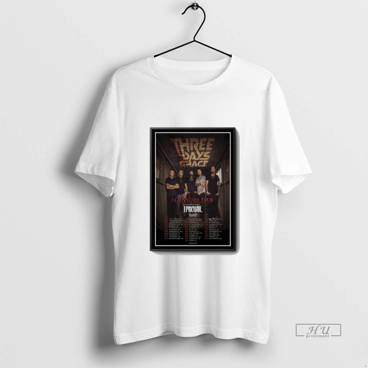 Officials Three Days Grace Alienation Tour 2026 Premium Tee Shirt Sweater