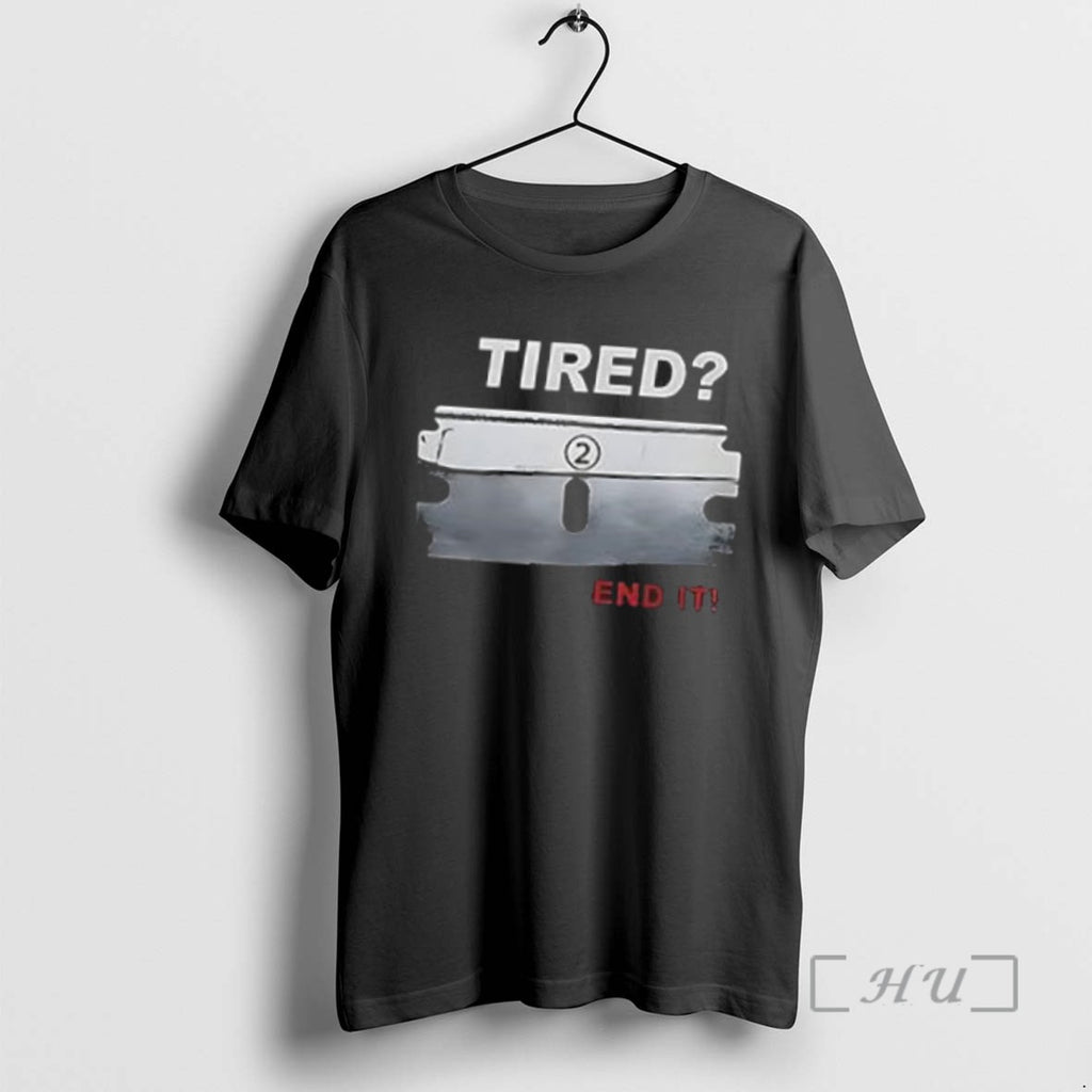 Officials Tired End It Retro Tee Shirt Sweater