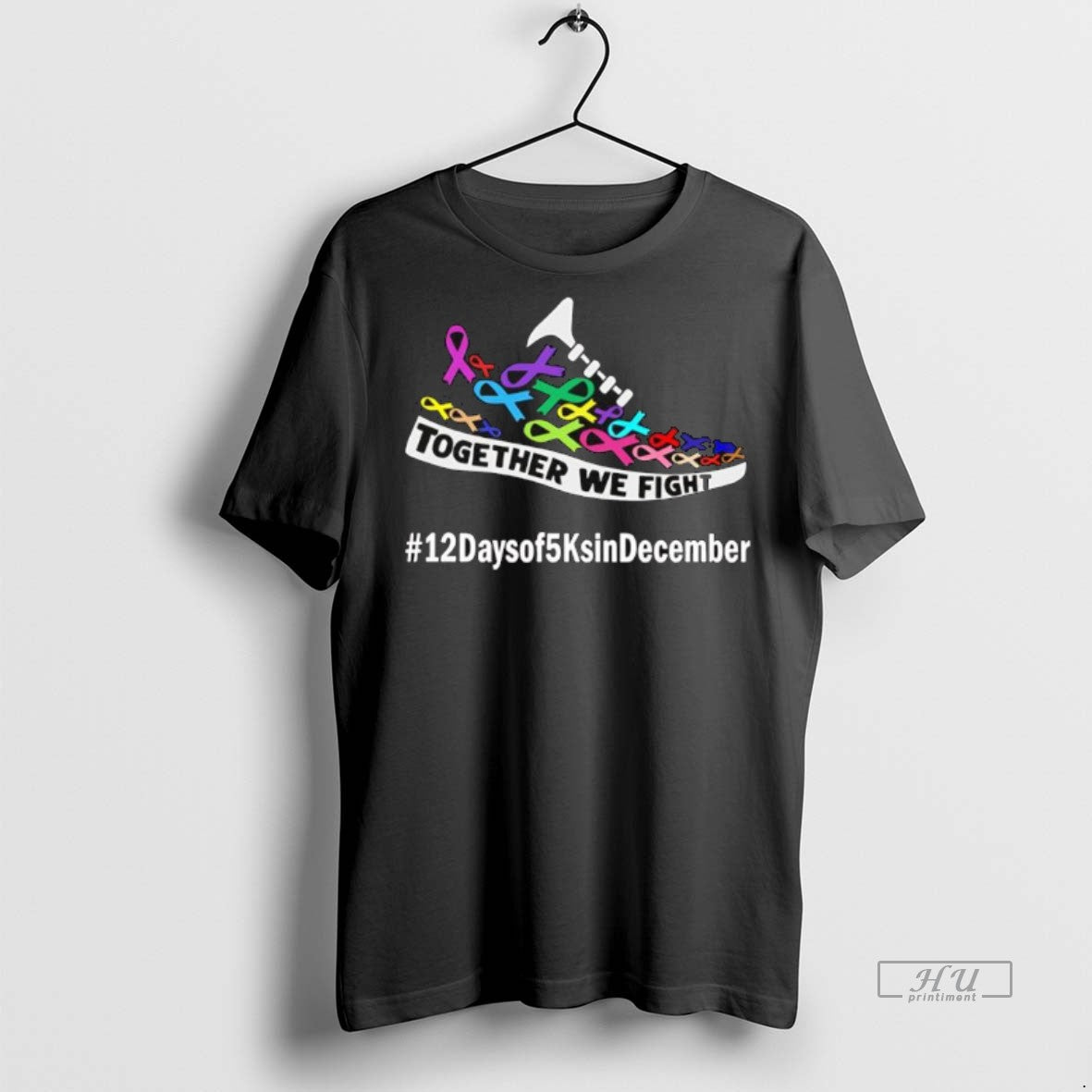 Officials Together We Fight 12 Days Of 5 Ks In December For Acs Premium Tee