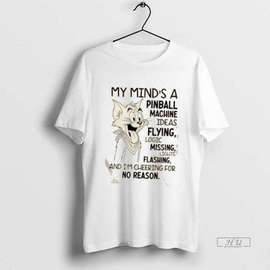 Officials Tom Cat My Minds A Pinball Machine Premium Tee Shirt Sweater