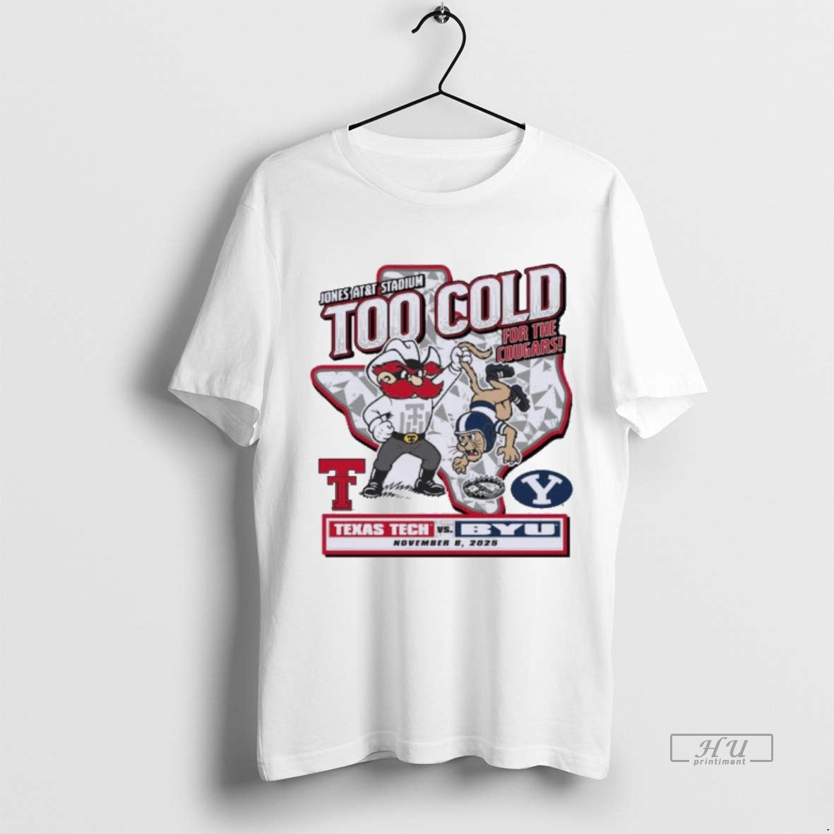 Officials Too Cold Gameday Texas Tech Vs Byu November 8 2025 Premium Tee Shirt Sweater
