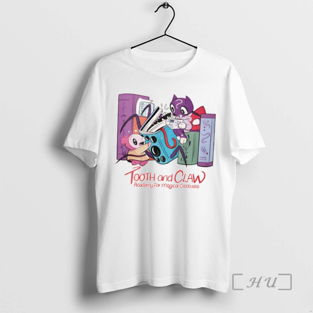 Officials Tooth And Claw Merch Reading Acodemy For Magical Creatures T Shirt Sweater