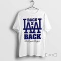 Officials Top La Back 2 Back Los Angeles Dodgers Premium T Shirt Sweater