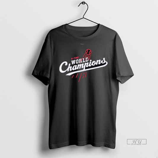 Officials Top Los Angeles Dodgers 9 Time World Champions Logo Premium Tee Shirt Sweater