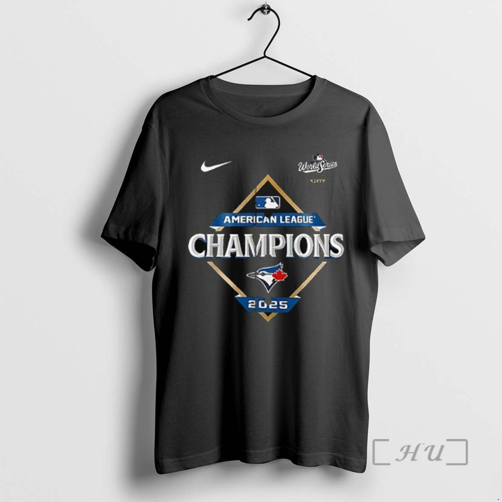 Officials Toronto Blue Jay American League Champions 2025 Want It All Team Graphic T Shirts