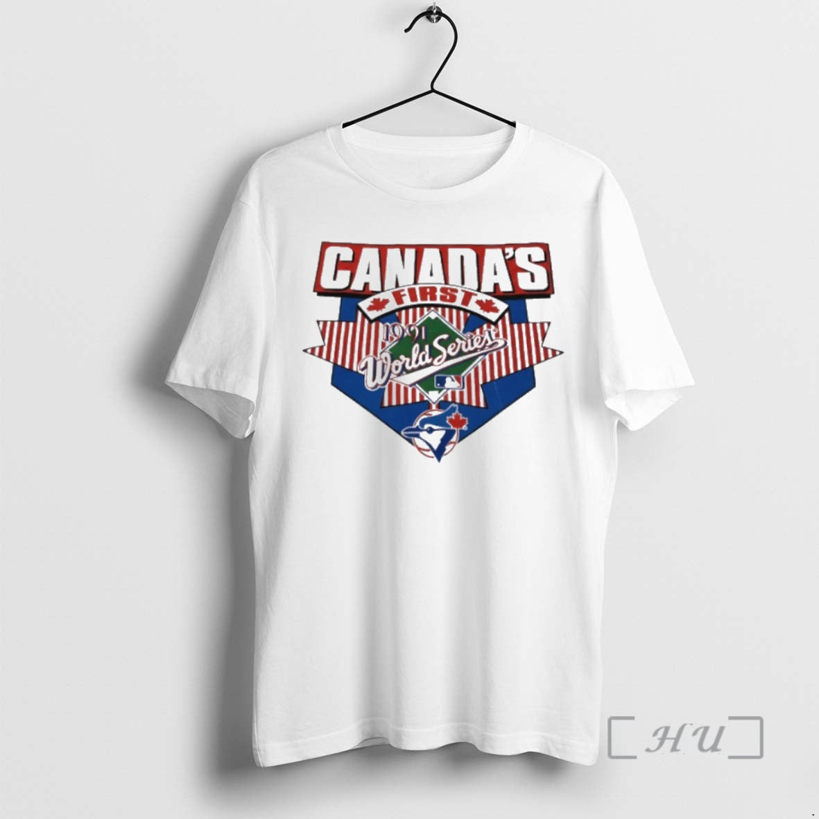 Officials Toronto Blue Jays 1991 Canadas First World Series T Shirt Sweater