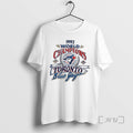 Officials Toronto Blue Jays 1992 World Champions Tee Shirt Sweater