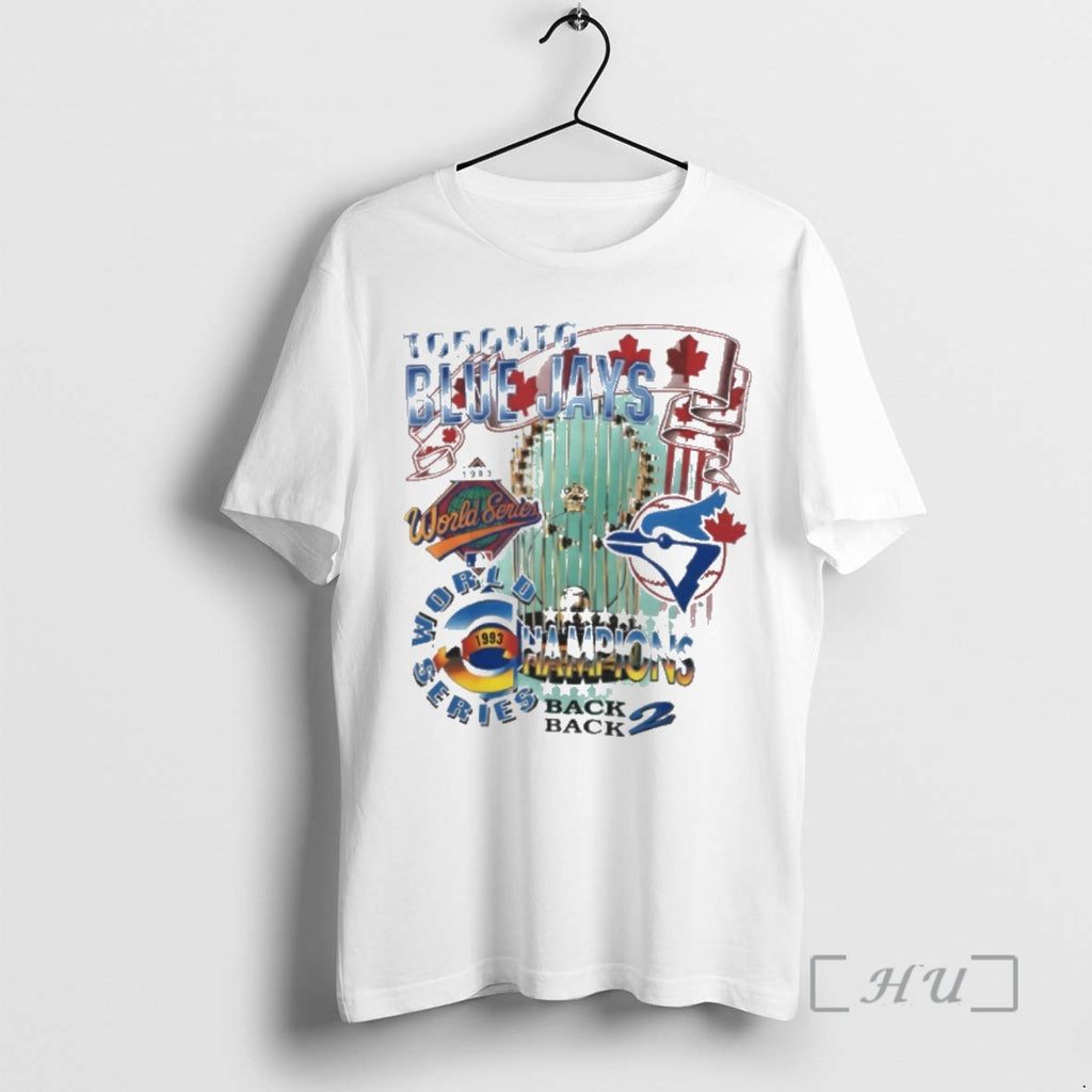 Officials Toronto Blue Jays 1993 World Series Champions Back 2 Back T Shirt Sweater