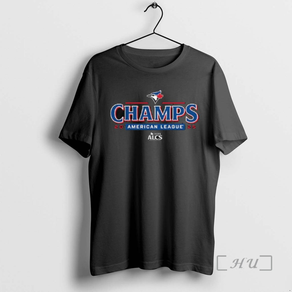 Officials Toronto Blue Jays 2025 American League Champions Roster Logo Tee Shirt Sweater