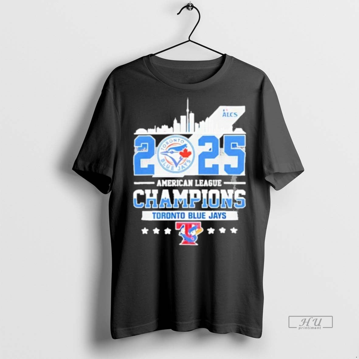Officials Toronto Blue Jays 2025 American League Champions Skyline Tee Shirt Sweater