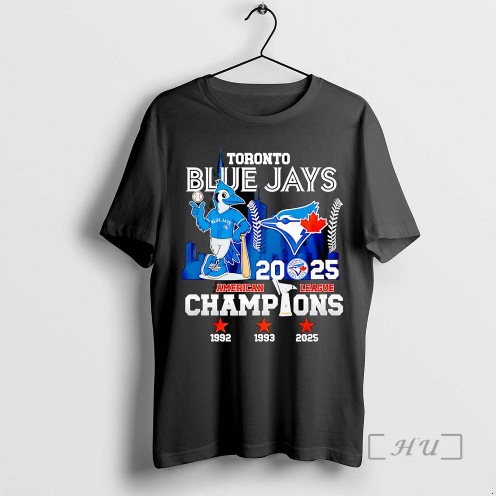 Officials Toronto Blue Jays 2025 American League Champions Mascot T Shirt Sweater