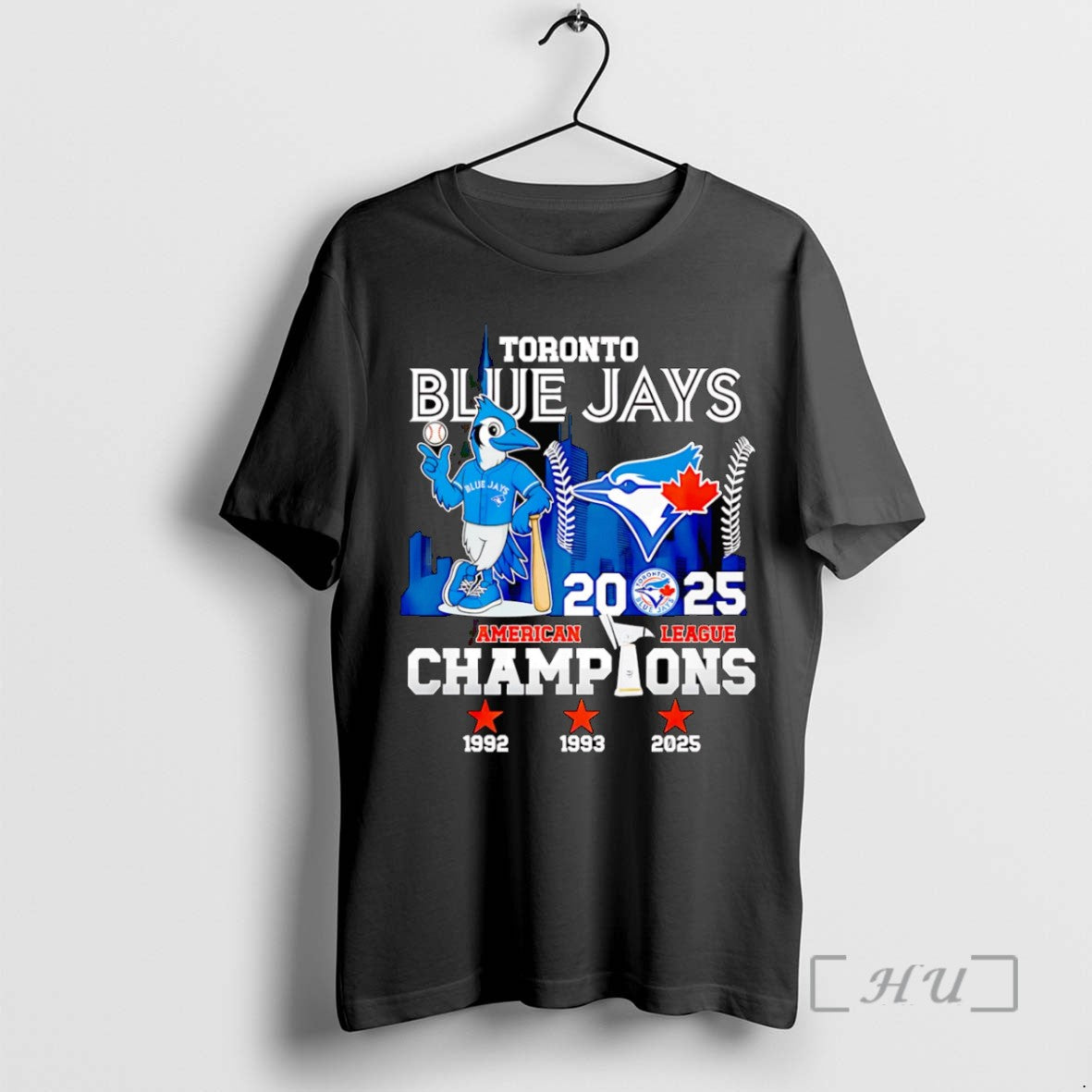 Officials Toronto Blue Jays 2025 American League Champions Mascot T Shirt Sweater