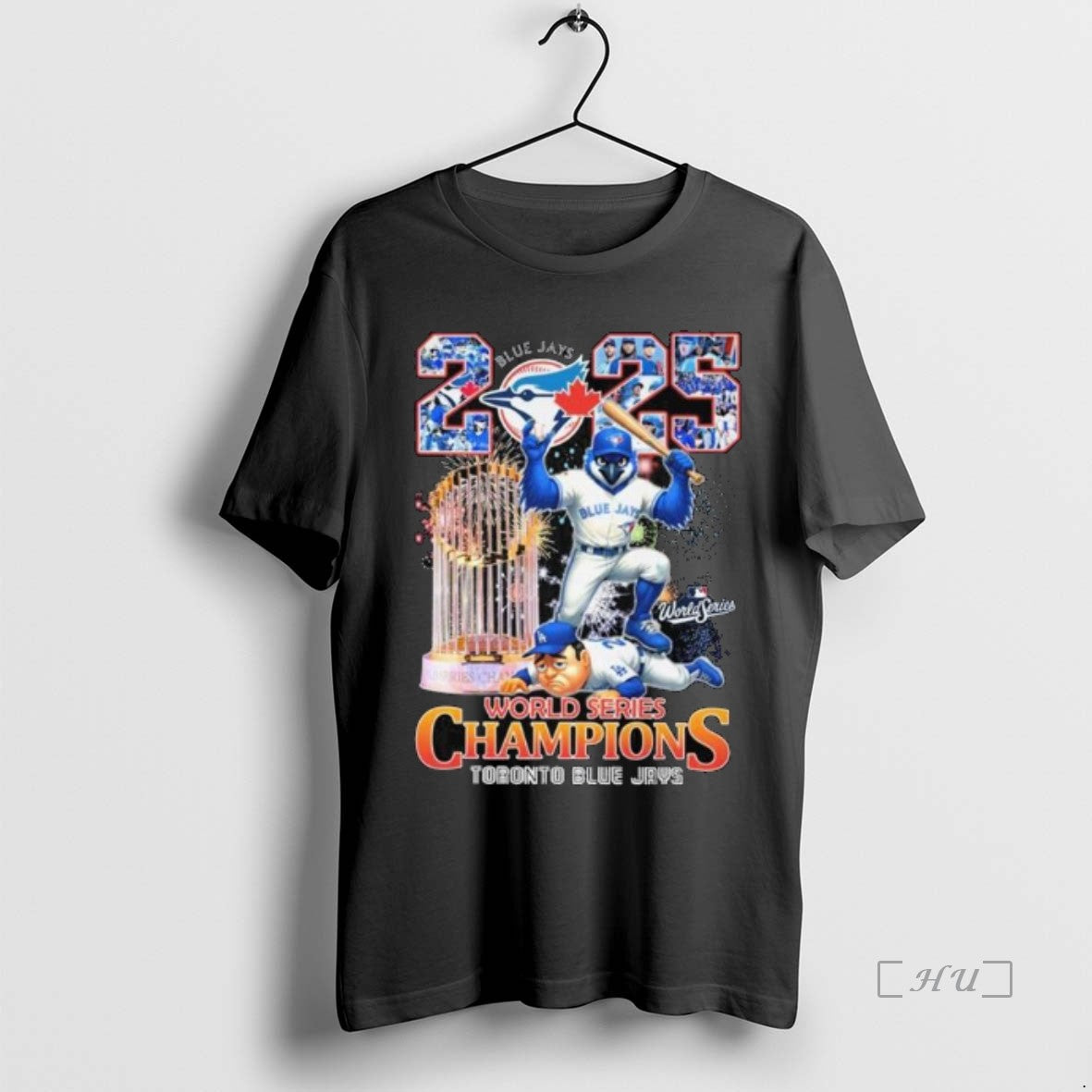 Officials Toronto Blue Jays 2025 Baseball World Series Champions Mascot Beat La Dodgers Vintage Long