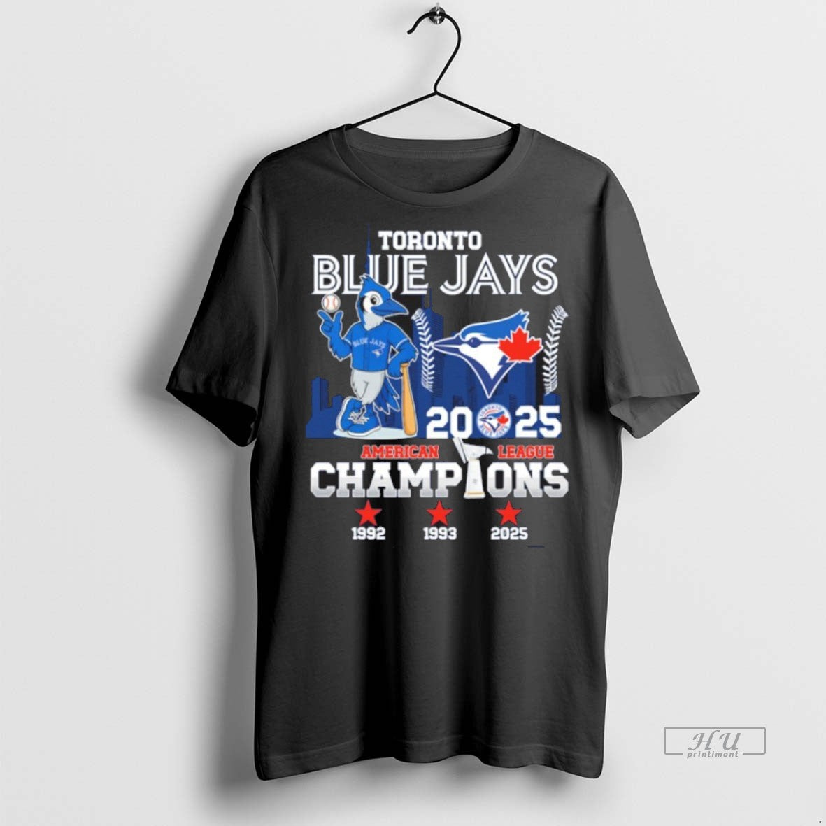 Officials Toronto Blue Jays 2025 Mascot Champions Tee Shirt Sweater