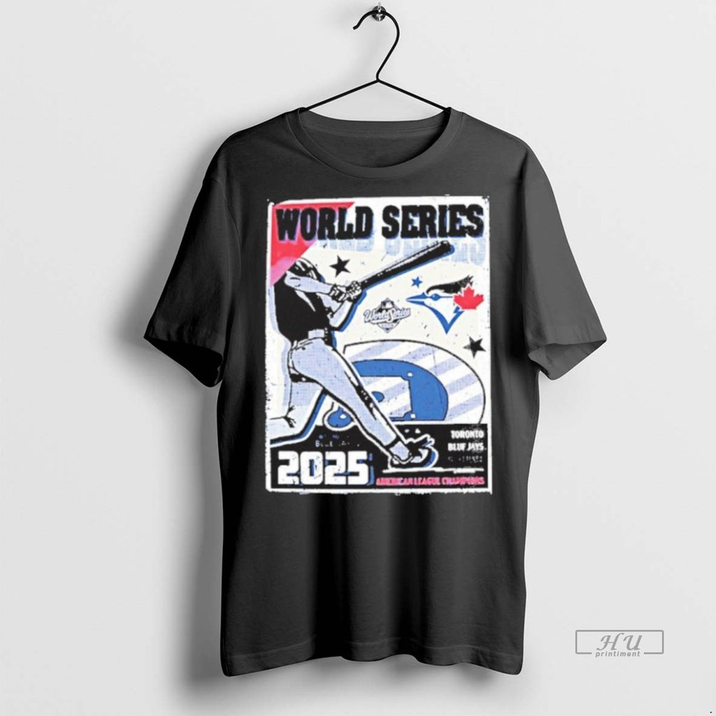 Officials Toronto Blue Jays 2025 World Series American League Champions Tee Shirt Sweater