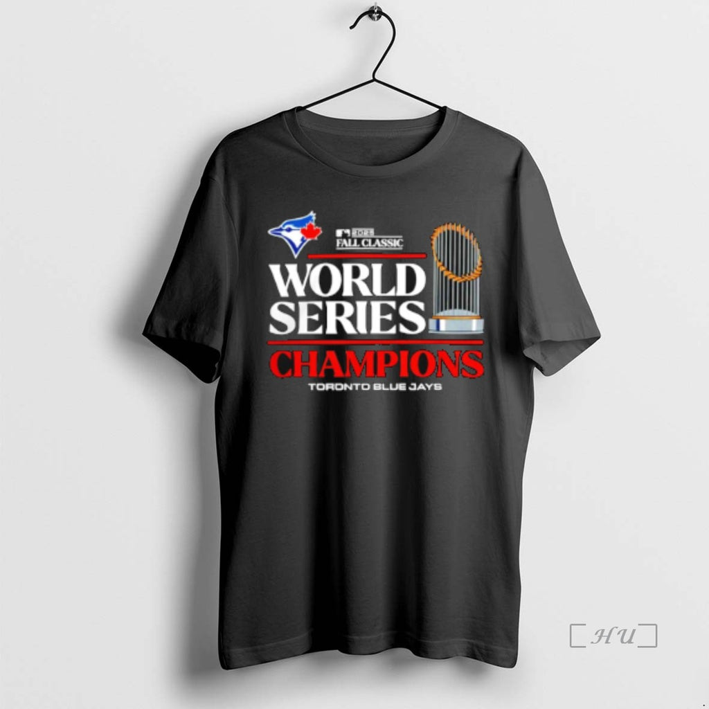 Officials Toronto Blue Jays 2025 World Series Champions Trophy T Shirt Sweater
