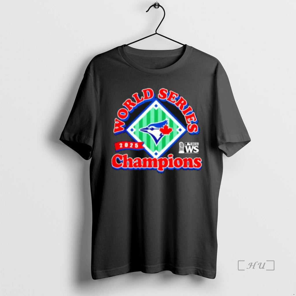 Officials Toronto Blue Jays 2025 World Series Champions Ws Mlb Trophy T Shirt Sweater