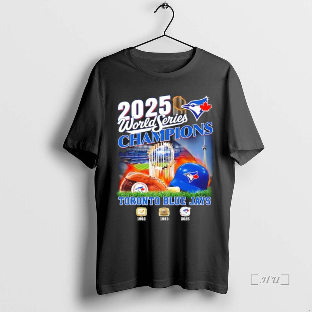 Officials Toronto Blue Jays 2025 World Series Champions Helmets Premium T Shirt Sweater