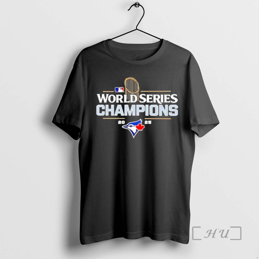 Officials Toronto Blue Jays 2025 World Series Champions Logo T Shirt Sweater