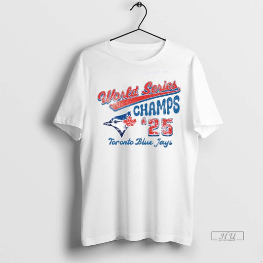 Officials Toronto Blue Jays 25 World Series Champs Vintage Premium Tee Shirt Sweater