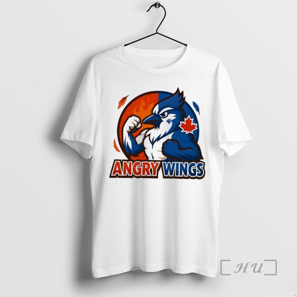Officials Toronto Blue Jays Angry Wings Mascot Maple Leaf Logo T Shirt Sweater
