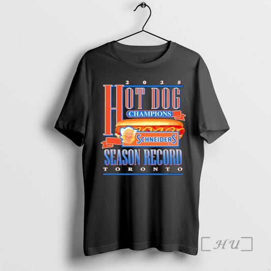 Officials Toronto Blue Jays Hot Dog Champions Season Record 2025