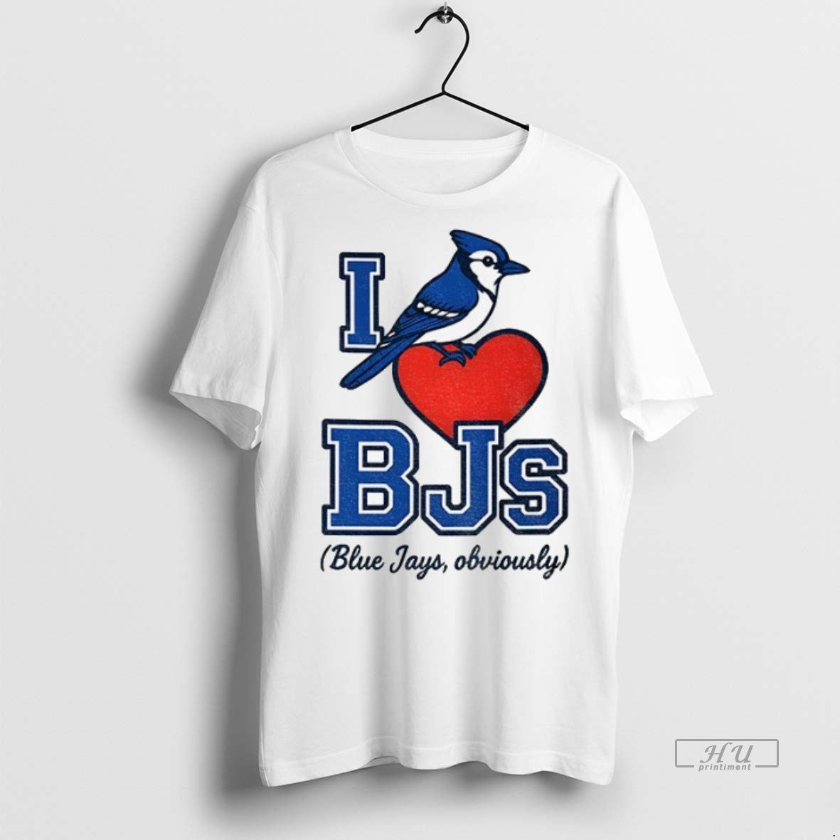 Officials Toronto Blue Jays Mlb I Love Bjs Blue Jays Obviously Game Day Premium Tee