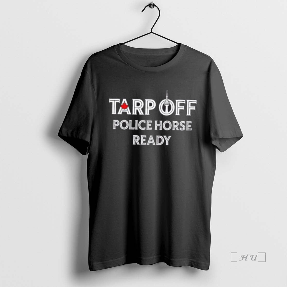 Officials Toronto Blue Jays Tarp Off Police Horse Ready 2 Sided Premium T Shirt Sweater