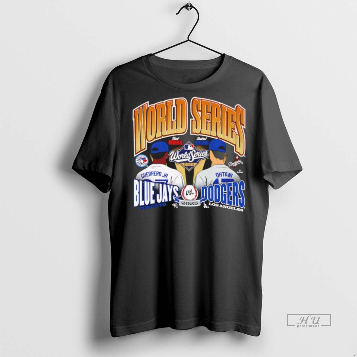 Officials Toronto Blue Jays Vs Los Angeles Dodgers 2025 World Series Dueling Graphic