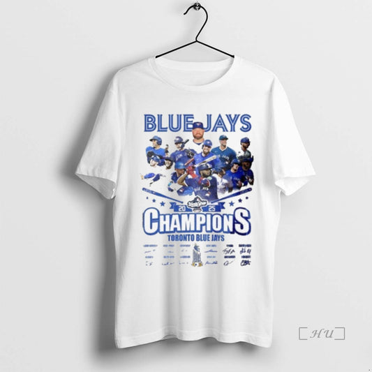 Officials Toronto Blue Jays World Series Champions 2025 Signature Mlb Premium T Shirt Sweater