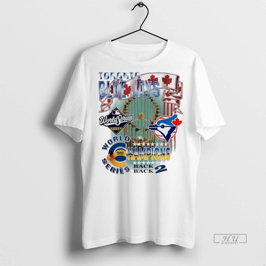 Officials Toronto Blue Jays World Series Champions Back To Back 1993 2025 Premium
