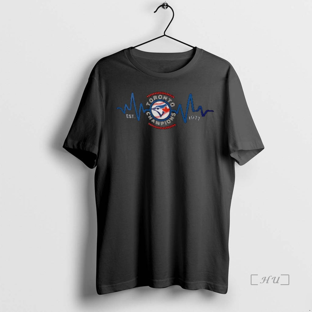 Officials Toronto Blue Jays Heartbeat Est 1977 T Shirt Sweater