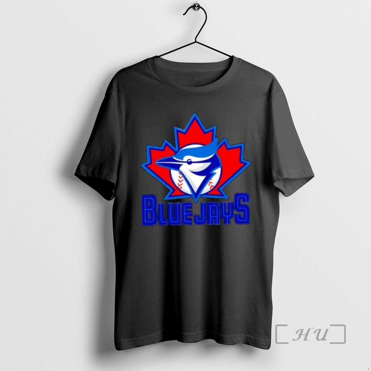 Officials Toronto Blue Jays Logo Inside Red Maple Leaf T Shirt Sweater