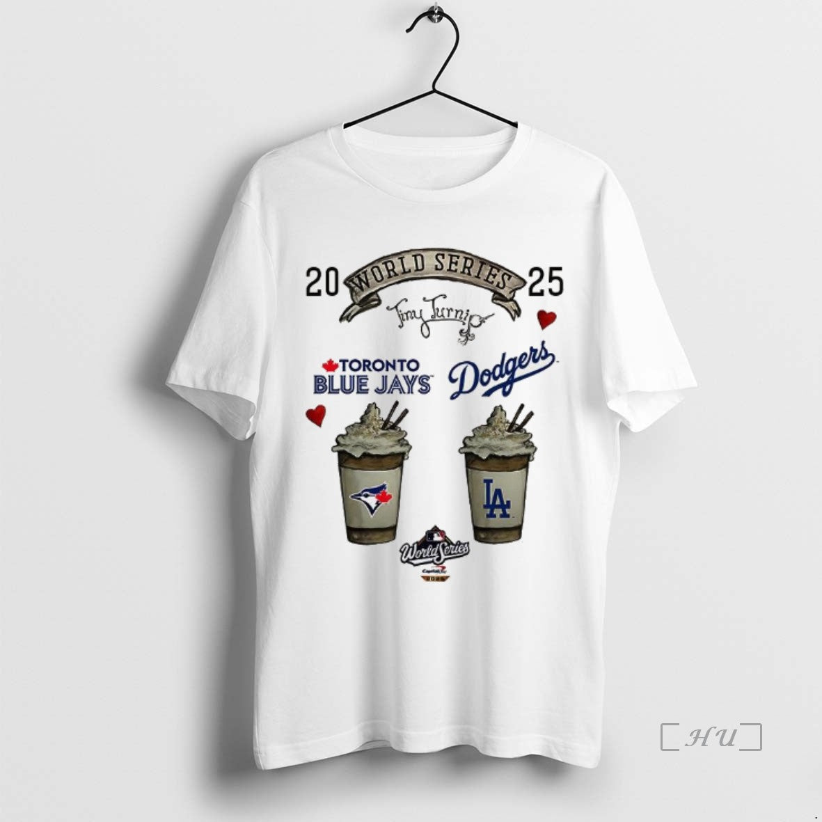 Officials Toronto Blue Jays Vs Los Angeles Dodgers World Series 2025 Fresh Cream Coffee Premium