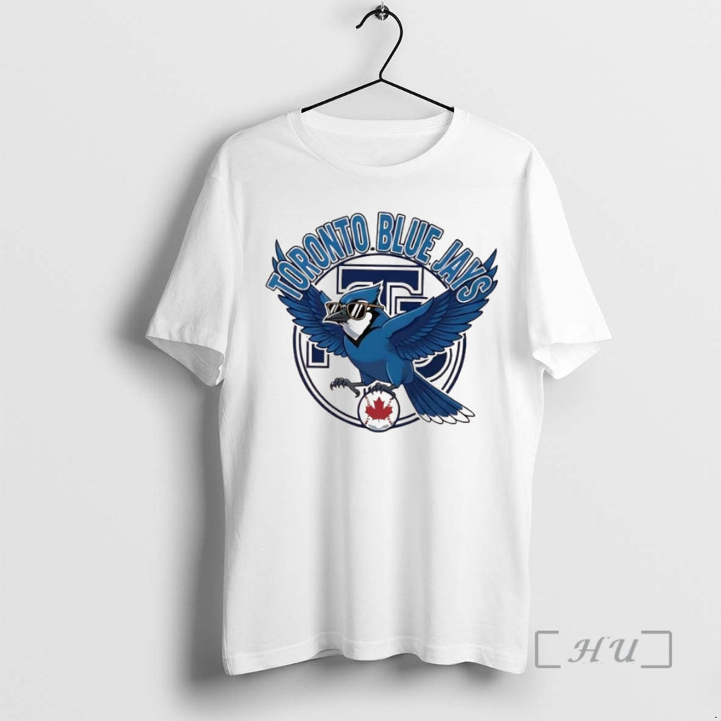 Officials Toronto Blue Jays With Bluejay Bird Baseball Maple Leaf Logo T Shirt Sweater