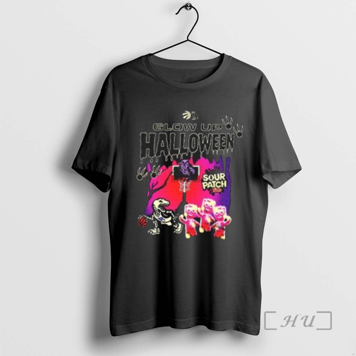 Officials Toronto Raptors Glow Up Halloween Tee Shirt Sweater