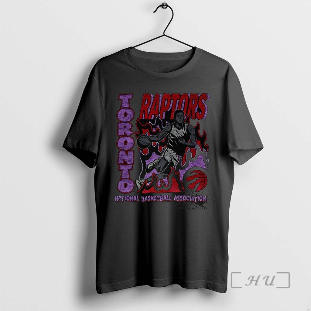 Officials Toronto Raptors National Basketball Association Burning Player Graphic T Shirt Sweater