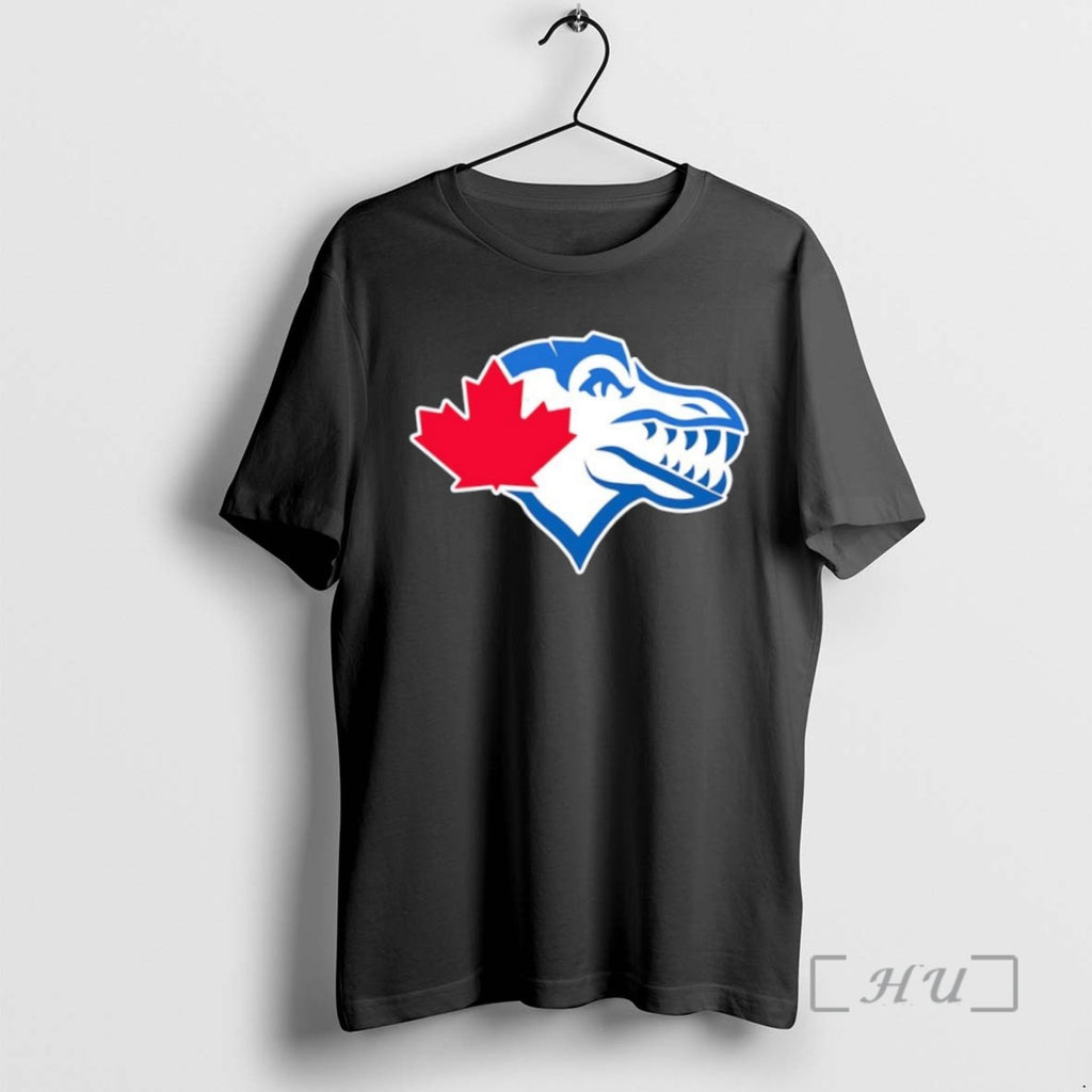 Officials Toronto Raptors And Toronto Blue Jays Team Logos Maple Leaf T Shirt Sweater